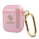 Guess Чехол для AirPods Glitter Розовый