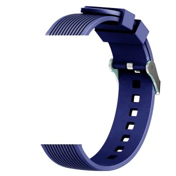Devia Deluxe Sport 20mm Silicone Smartwatch Strap, Navy Blue