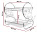 Double Metal Dish Dryer Rack Shelf