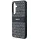 DKNY Samsung Galaxy S24+ Case Mono Stripe & Metal Logo, Black