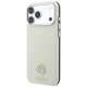 Guess Grained Round Strass Logo MagSafe Case for iPhone 18 Pro Max / 17 Pro Max, Beige
