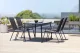 MultiGarden Garden Chair Set, 2 pcs, Black