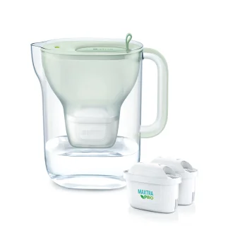 Brita Style eco Water Filter Jug, 2.4 L, with 2 MAXTRA PRO Cartridges, Light Green
