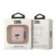 Karl Lagerfeld чехол для AirPods Silicone Karl\'s Head 3D Розовый