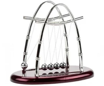 Newton's Cradle Desk Toy XL, 18x11x14 cm