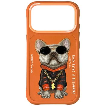 Nimmy Glasses Cool Dog iPhone 17 Pro Case - Orange