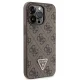Guess iPhone 13 / 13 Pro Case Crossbody 4G Metal Logo, Brown