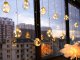 Christmas Curtain, Garland Lights, 138 LED, IP44, Warm White