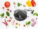 Electric Pizza Maker, 1000 W, Non-Stick Coating, Black