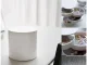 Round Jewelry Organizer Box with 4 Rotating Sections, White