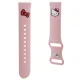 Hello Kitty Universal Smartwatch Strap Silicone Kitty Head (22mm), Pink