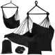 Gardlov Hanging Swing Chair 210cm, Black