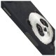 Nimmy Big Eyed Pet 2.0 Panda Case for iPhone 15 Pro, Black