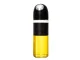 Glass Gravity Oil and Vinegar Dispenser Bottle 510 ml, black