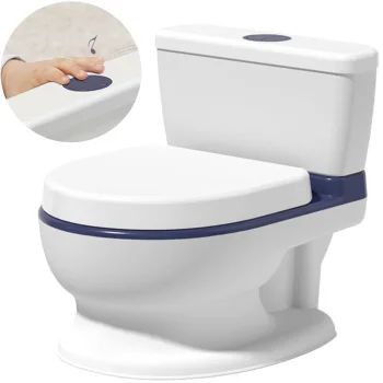 Ricokids RK-290 Interactive Potty for Kids with Melodies, Blue/White