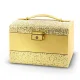 Jewelry Box Massido MS-705 with Mirror and Key, Gold