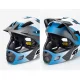Rockbros TS-61 Children\'s Bike Helmet with Detachable Chin Size M (54-57 cm) - Blue