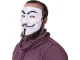 Guy Fawkes Mask V for Vendetta Anonymous Halloween Costume, White