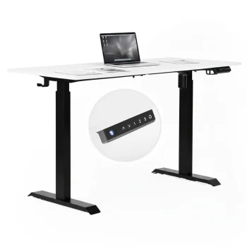 ModernHome Electric Height Adjustable Desk 140x70 cm, 76-121 cm