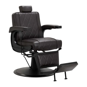 Barber Chair Hair System BM88066B Brown on Black Base