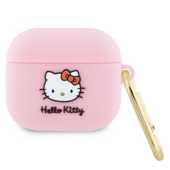Hello Kitty AirPods 3 Case Silicone 3D Kitty Head, Pink