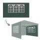 Gotel PA2S Garden Pavilion Wall with Window, Green
