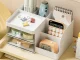 Desk Organizer for Cosmetics and Small Items with Drawers