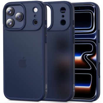Tech-Protect MagMat Phone Case Cover iPhone 17 Pro - Matte Navy Blue