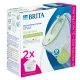 Brita Style eco Water Filter Jug, 2.4 L, with 2 MAXTRA PRO Cartridges, Light Green