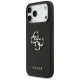 Guess iPhone 17 Pro Max Case Grained Big 4G & Classic Logo, Black