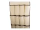 Hanging Jewelry Organizer with 20 Pockets for Wardrobe, Beige