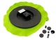 Solar Pond Pump with Leaf Design, Black