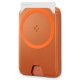 MagSafe Magnetic Wallet Spigen Valentinus MagFit+ Orange