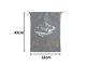 Travel Drawstring Shoe Bag for Clothes and Storage, Grey