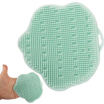 Silicone Massage Brush and Sponge for Body and Head Washing