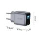 Tech-Protect PowerVision NC45W-GaN 1-Port USB-C 45W Wall Charger - Dark Gray
