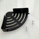 Corner Bathroom Shelves AG829A, 2 pcs, Black