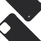 3mk Just20g Matt Case for Apple iPhone 15, Matte Black