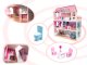 Wooden MDF Play Dollhouse with Furniture 70cm, Pink