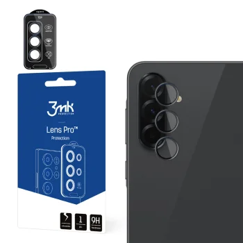 3mk Lens Protection Pro Hybrid Camera Glass for Samsung Galaxy A37 / A57 5G, Black