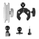 Puluz PU867B Motorcycle Mount for Action Cameras (DJI, GoPro, Insta360), Black