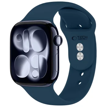 Tech-Protect Silicone dirželis Apple Watch 40 / 41 / 42 mm, tamsiai mėlynas