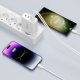 Tech-Protect NC100W-GAN charger GaN 3x USB-C PD 100W / USB-A QC 3.0 - white