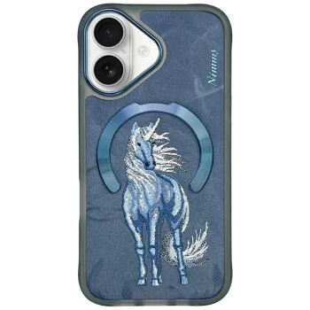 Nimmy Magnetic Fantasy Animal MagSafe Case for iPhone 16, Blue