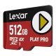 Lexar PLAY Pro microSD Express 7.1 512GB Memory Card