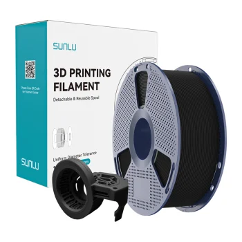 Sunlu PETG High-Speed Matte 3D Printer Filament, Black