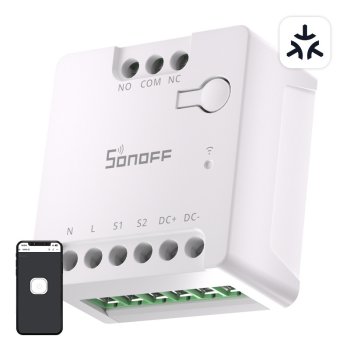 Smart WiFi Matter Switch SONOFF MINI-D 12-48V Dry Contact