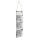 Nukido Hanging Toy Organizer NK-403 for Kids Room, Grey