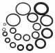 Oil-Resistant O-Ring Assortment Set, 225 Pcs, Black