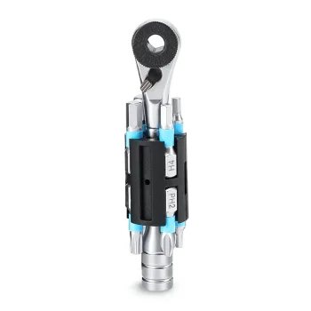Rockbros TG-8601 Bicycle Multitool with Ratchet and S2 Bits, Black